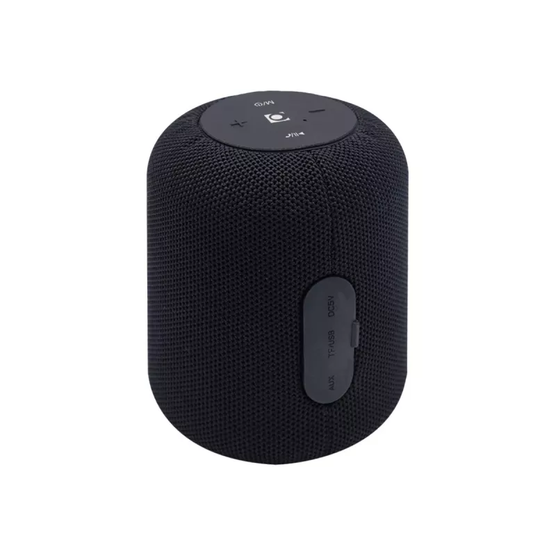 Monovielas nešiojamas garsiakalbis Gembird SPK-BT-15-BK — 5 W RMS, Bluetooth, MicroSD, 1200 mAh, juodas