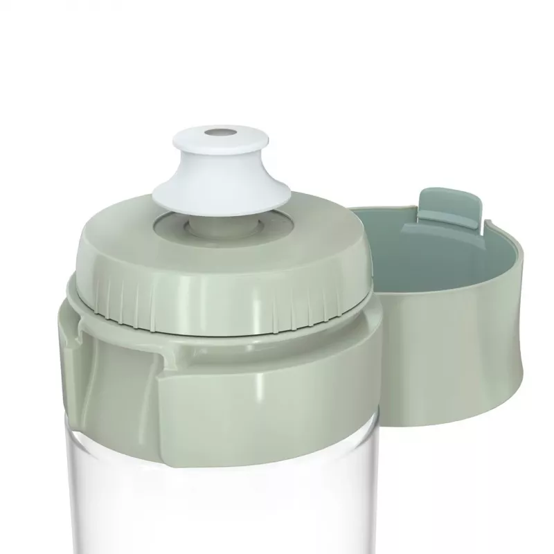 Daugkartinio naudojimo vandens butelis BRITA Fill&Go Vital 600 ml su įmontuotu MicroDisc filtru, Žalias