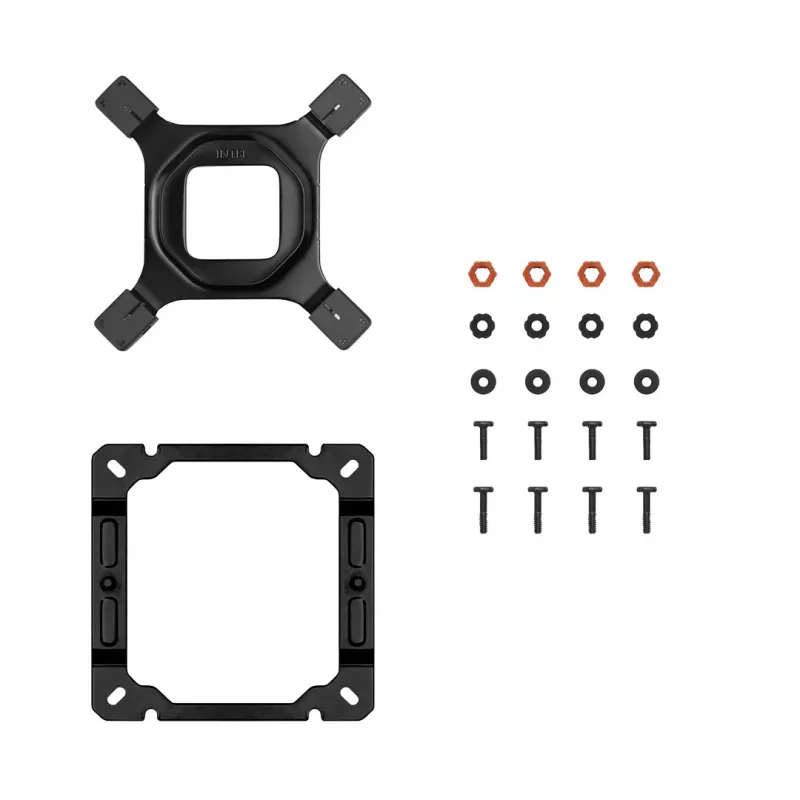 Oro aušintuvas DeepCool AK400 ZERO DARK PLUS — 120 mm FDB ventiliatorius, 4 šilumos vamzdeliai 6 mm, skirtas LGA 1700/AM4/AM5, aukštis 155 mm, juodas