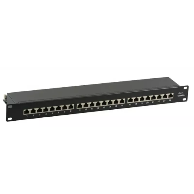 Pataisos skydelis EFB Elektronik 37666SW.1M 24 prievadų Cat6a 1U