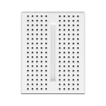 Breadboard DELOCK 18316 – bekontaktė prototipų lenta, plastikinė, 36×46×10 mm, balta