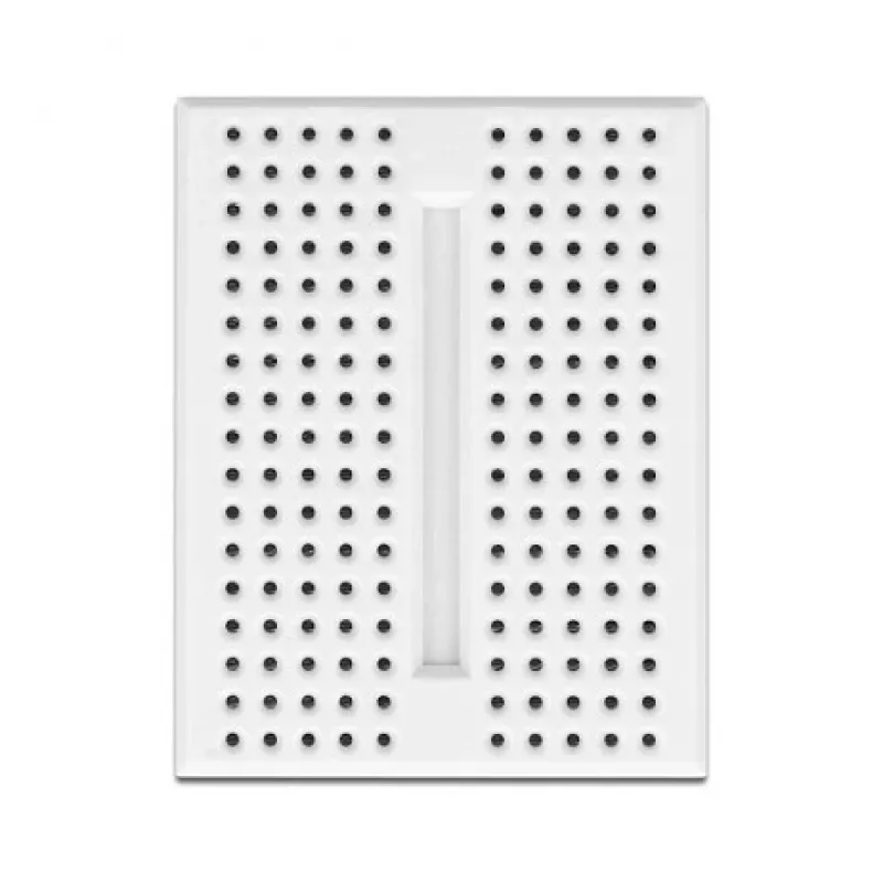 Breadboard DELOCK 18316 – bekontaktė prototipų lenta, plastikinė, 36×46×10 mm, balta