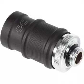 Greito atjungimo jungtis Alphacool ES BLH1A Push-in Female AG Chrome Black Matte