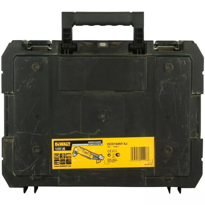 DeWALT DCD740NT-XJ gręžtuvas 2000 aps./min. Bepaketis 1,3 kg Juodas, Geltonas