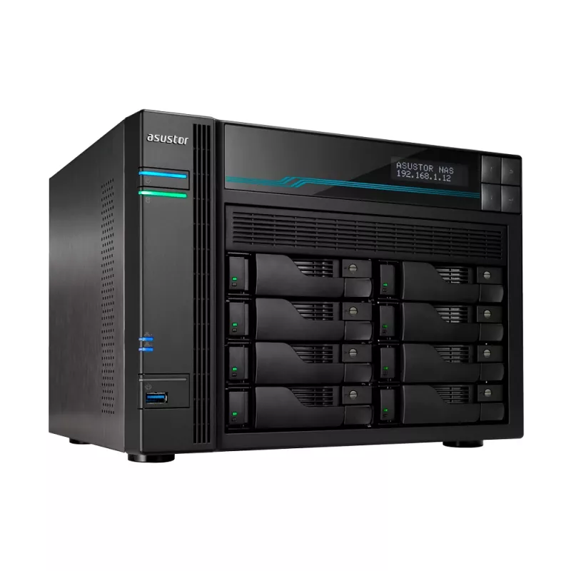 Asustor AS6508T NAS bokštas Intel Atom® C3538 8 GB DDR4 0 TB ADM juodas
