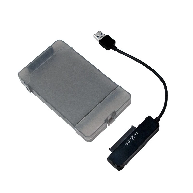 Išorinis dėklas HDD/SSD LogiLink AU0037, 2.5 inch, USB 3.0, pilkas