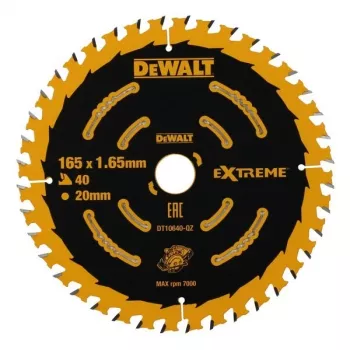 Pjūklo diskas DeWALT DT10640-QZ 16,5 cm