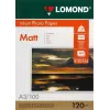 Lomond foto rašalinio spausdintuvo matinis popierius 120 g/m² A3, 100 lapų