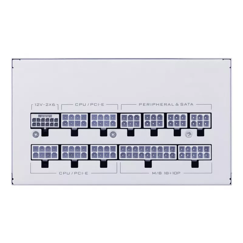 Maitinimo blokas Lian Li SX Series 850W 80 PLUS Platinum PCIe 5.1 ATX 3.1 pilnai modulinis