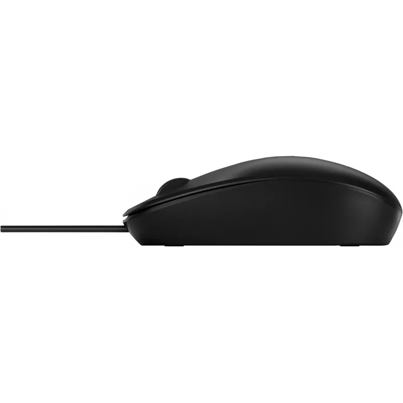 HP 125 laidinė pelė, ambidekstrinė, optinė, USB Type-A, juoda