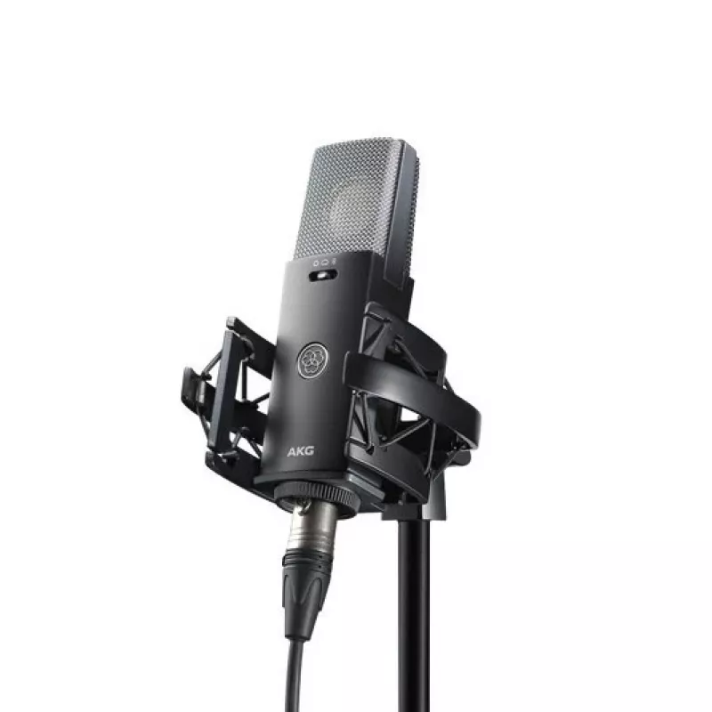 Kondensatorinis mikrofonas AKG C114 su perjungiamomis kryptinėmis charakteristikomis