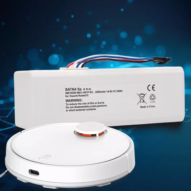 Akumuliatorius Xiaomi Robot 1C P1904-4S1P-MM, 3200mAh, 47,36Wh, STYTJ01ZHM Mijia 1C P1904-4S1P-MM (Dreame MC1808)
