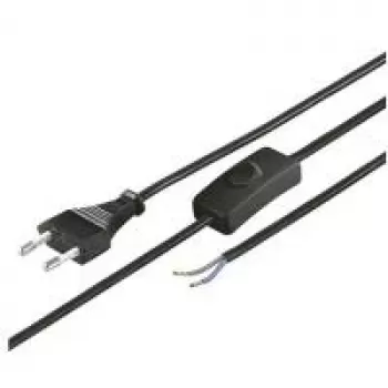 Laidas su jungikliu Goobay NK 105 SWITCH S-150 1,5 m juodas