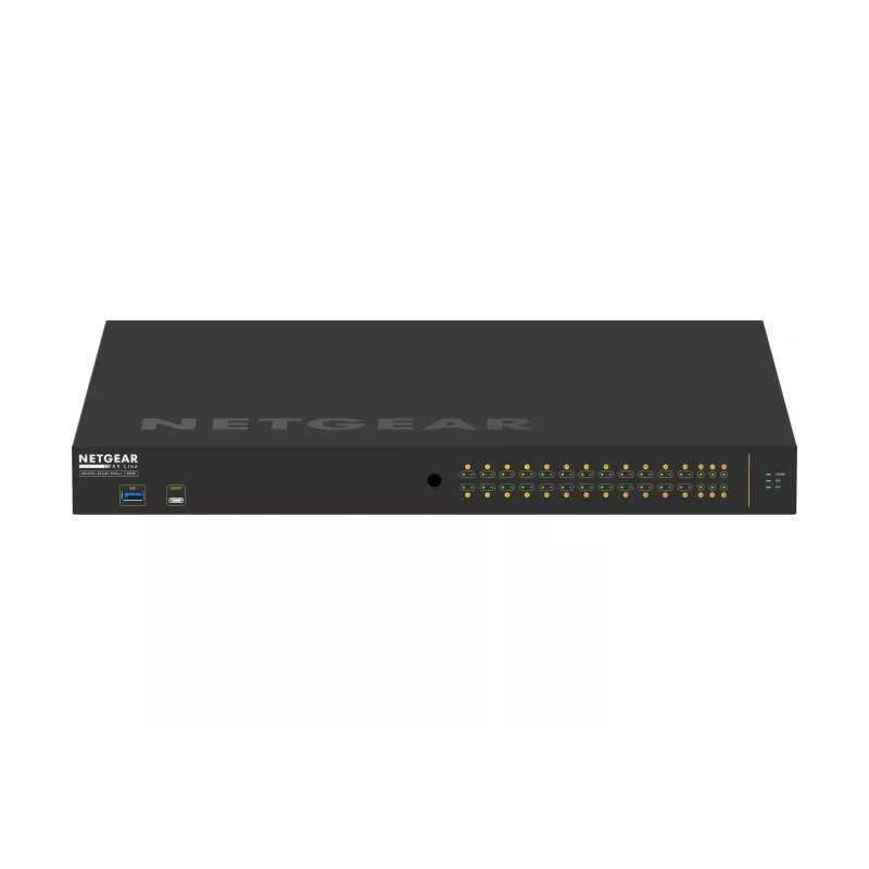 NETGEAR GSM4230UP valdomas L2/L3 Gigabit Ethernet jungiklis su PoE (10/100/1000), 1U, juodas