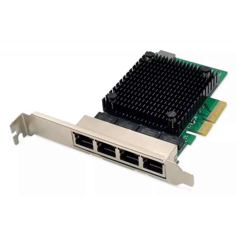 Digitus DN-10136 4 prievadų 2.5 Gigabit Ethernet tinklo plokštė PCI Express Realtek