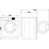 Skalbimo mašina INDESIT MTWE81495WBPL 8 kg, 1400 aps/min, energijos klasė B