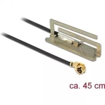 Antena DeLOCK 86389, dviejų juostų, 5,8 GHz, 1,6 dBi, MHF / U.FL-LP-068