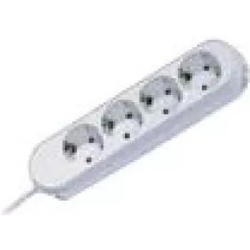 Prailginimo laidas Bachmann 381.223K 4 rozetės baltas