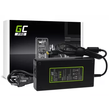Maitinimo adapteris Green Cell AD117P 170W 20V 8,5A, skirtas Lenovo nešiojamiesiems kompiuteriams, vidaus AC-DC, juodas