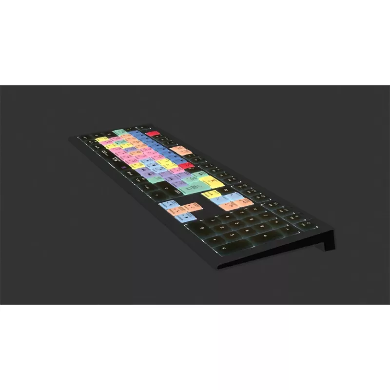 Logickeyboard Adobe Premiere Pro CC Astra 2 klaviatūra Universal USB QWERTZ vokiška pilka