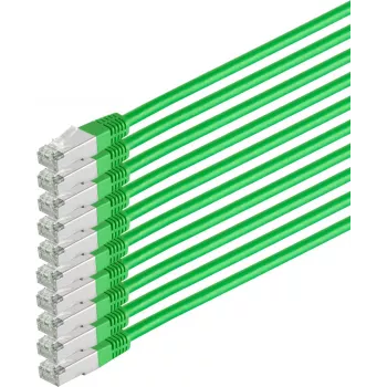 Tinklo kabelis ShiverPeaks 75711-HG-SET10 Cat6 S/FTP PIMF, 10 vnt. komplektas