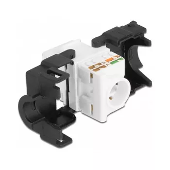 Keystone modulis RJ45 lizdas į LSA DeLOCK 87034