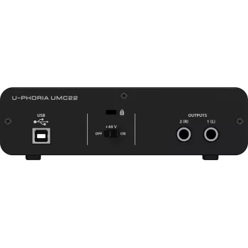 Behringer UMC22 papildoma muzikos įranga – koncertinis/studijinis preampas