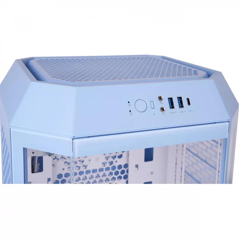 PC korpusas Thermaltake The Tower 250 Hydrangea Blue Mini Tower