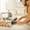 Virtuvės aksesuaras žaidimams Spin Master Melissa & Doug Top & Bake Pizza skaitiklis, apsimestinės picos rinkinys