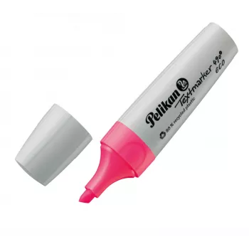 Markeris Pelikan Textmarker 490 eco 4 vnt. Smailusis antgalis Žalia Oranžinė Rožinė Geltona
