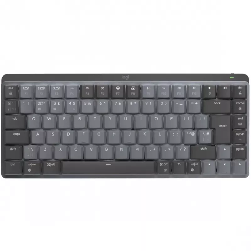 Logitech MX Mechanical Mini belaidė apšviesta klaviatūra - Graphite - UK - EMEA (920-010779)