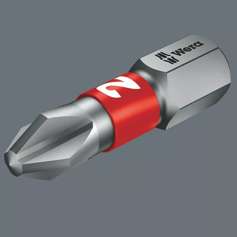 Wera Tools 05057430001 - Šešiabriaunių, Phillips, Pozidriv, Torx antgalių rinkinys - 1 x 1/4x50, 2 x PH 1x25, 5 x PH 2x25, 2 x PH 3x25, 2 x PZ 1x25, 6 x PZ 2x25, 2 x PZ 3x25, 1 x TX 10x25 - 25,4 / 4 mm (1 / 10,20cm (4)) - Šešiabriaunis (05057430001)