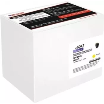 Geltonas toneris EDD-6047, skirtas Lexmark 80C2HY0 – Suderinamas