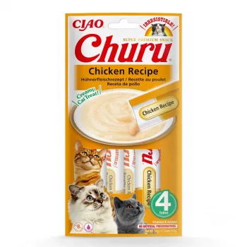 INABA Churu Chicken – skanėstai katėms – 4x14 g