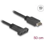 DeLOCK USB laidas USB Type-E Key A 20 kontaktų kištukas į USB Type-C lizdą 50 cm