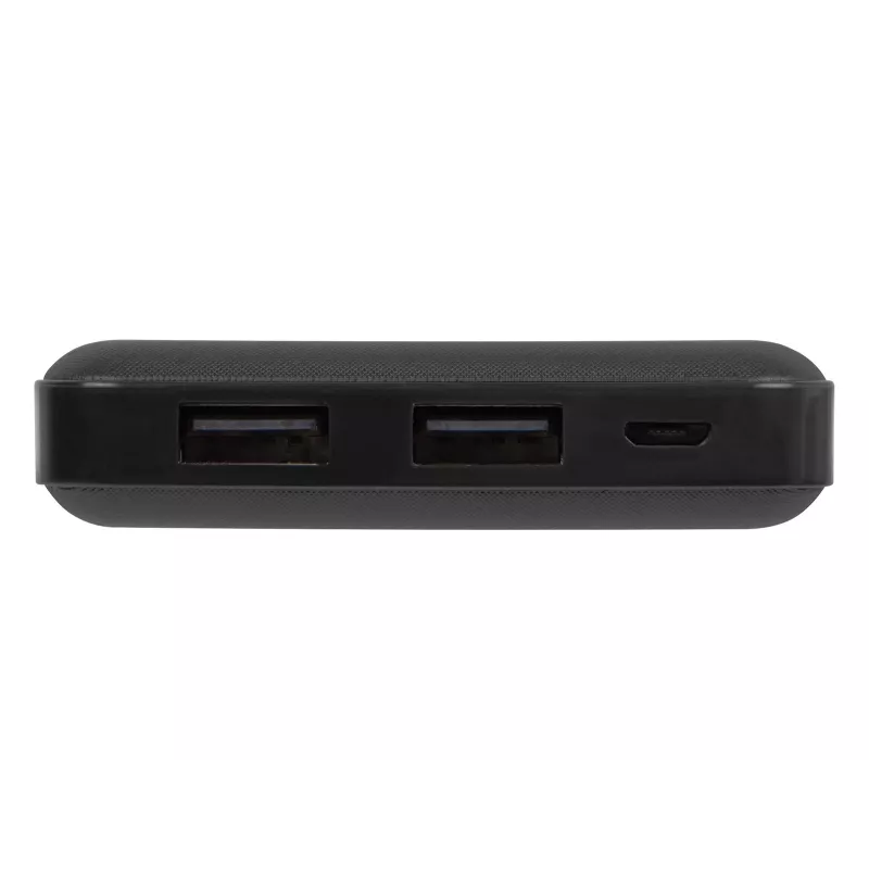 Nešiojamas power bank BLOW PB10A 10000 mAh polimerinė baterija, 2x USB-A išėjimai, 22,5 W bendra galia, Micro‑USB įėjimas, juoda