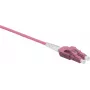 helos LWL OM4 Uniboot šviesolaidinis komutacinis kabelis LC–LC Duplex 50/125 µm, LSZH 2.0 mm, 20 m, Erika Violet