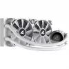 S80 RGB White AIO 240 mm, skystas aušinimas baltas