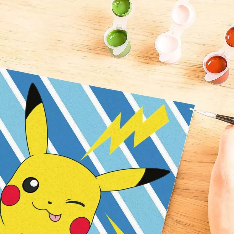 Ravensburger CreArt — Cheeky Pikachu (25557) piešimas pagal skaičius rinkinys