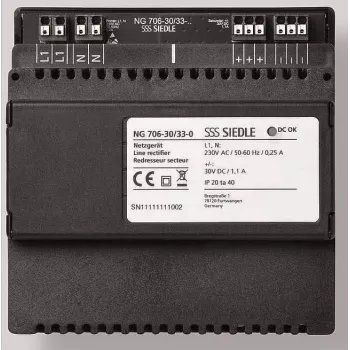 Siedle NG 706-30/33-0 Maitinimo blokas juodas (210010267-00)