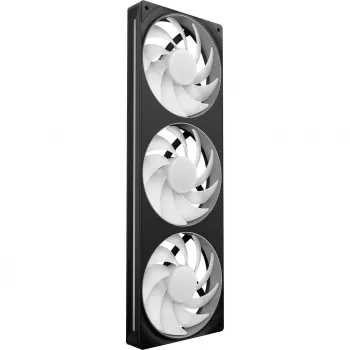 NZXT F360 RGB Core 360mm ARGB 3 viename juodas ventiliatorių rinkinys