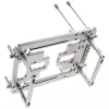Mini benchtable korpusas Streacom BC1 Mini V2 sidabrinis – kompaktiškas atviro rėmo stendas