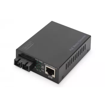 Digitus Gigabit PoE medijos keitiklis, RJ45 / SC, MM, PSE