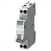 Siemens RCBO, 10A srovė, 1P+N poliai, 30mA jautrumas, A tipas, SENTRON serija