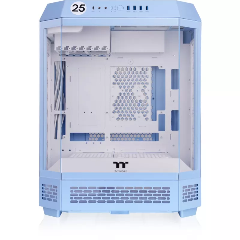 Termaltake The Tower 600 TG - Hidrangiškai mėlyna