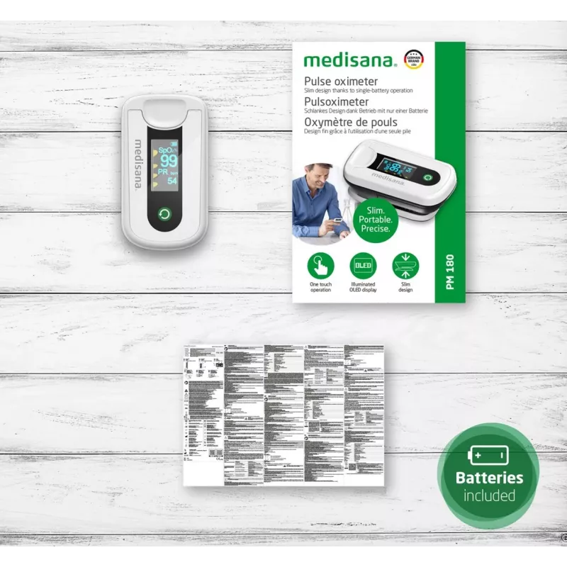 Medisana PM 180 pulsoksimetras