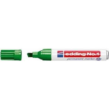 Nuolatinis markeris Edding No.1 Chisel Tip žalias