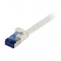 Synergy 21 Patch laidas RJ45, CAT6A 500 MHz, 0,5 m, baltas, U/FTP, plokščias, TPE (Superflex), AWG32