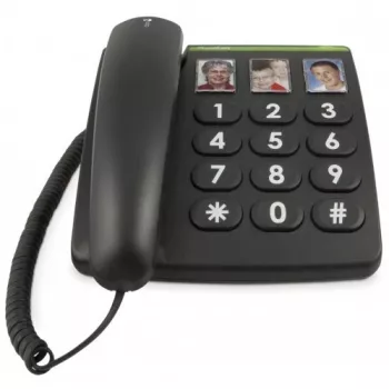 DECT telefono ragelis Doro 331ph Juodas