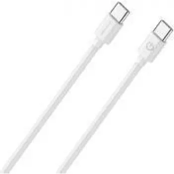USB kabelis RealPower 404306 USB 2.0 1 m USB C baltas